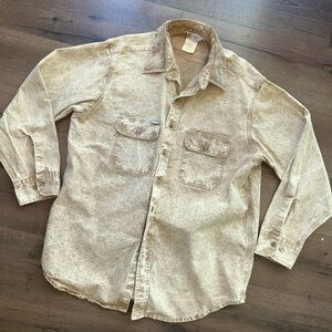 Men's Tan Denim Jacket